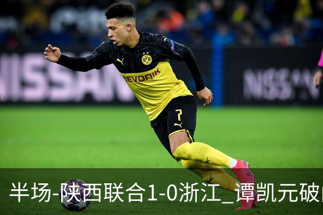 半场-陕西联合1-0浙江 谭凯元破门+染黄卢卡斯伤退