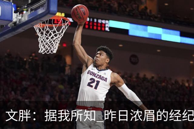 文胖：据我所知 昨日浓眉的经纪人与奇才就续约一事进行了会面